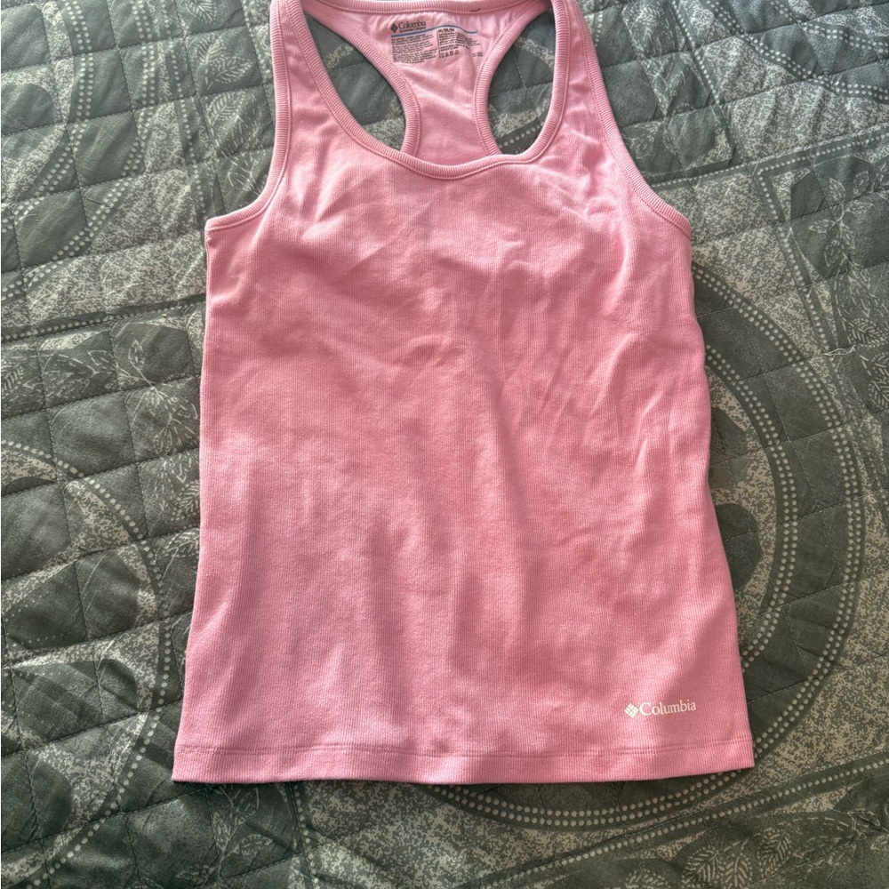 Columbia Light Pink Racerback Tank